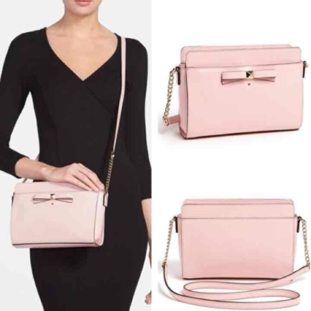 Kate Spade Pink Patent Beacon Court Angelica Purse